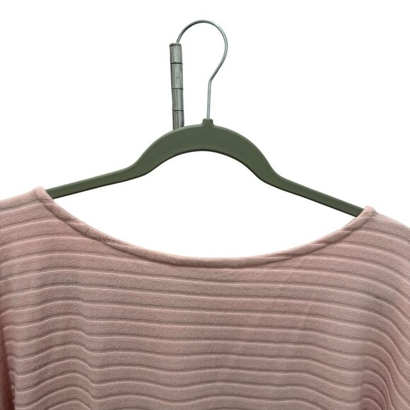 Saturday/Sunday anthropogie Pink Ribbed Long Sleeve Pullover Sweater sz large - Picture 6 of 6